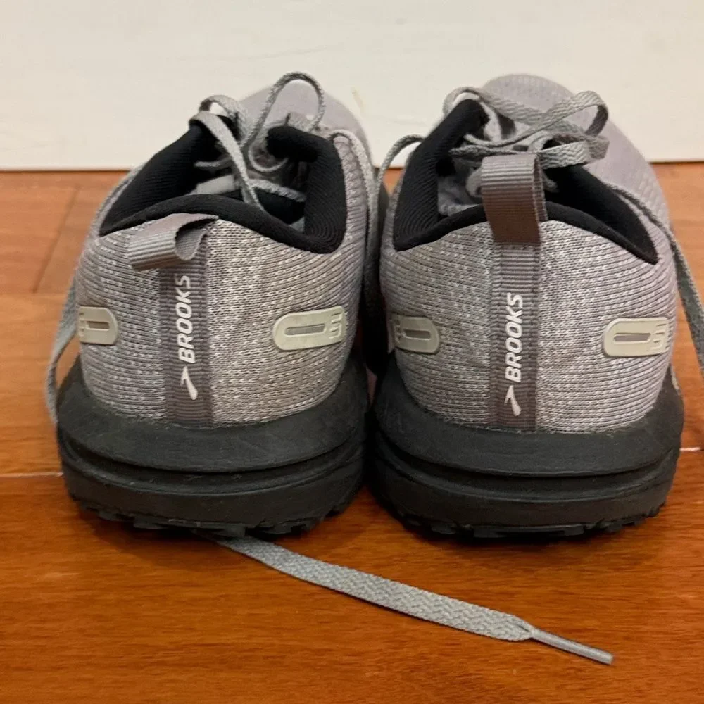Brooks Revel‎ 6 Mens Energize Neutral Alloy Primer Grey Athletic Sneakers Size 8